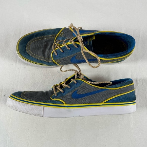 Nike x Stefan Janoski 2017 SB Zoom 'Doernbecher' Sneaker in Blue Grey Size 11 - Picture 2 of 8
